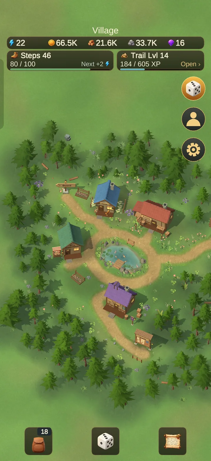 WalkVale Village gameplay on Android